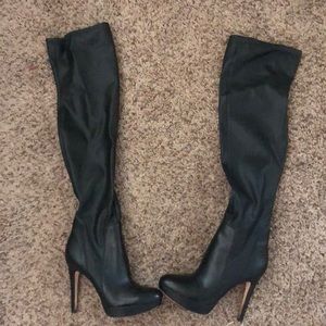 Above the knee boots